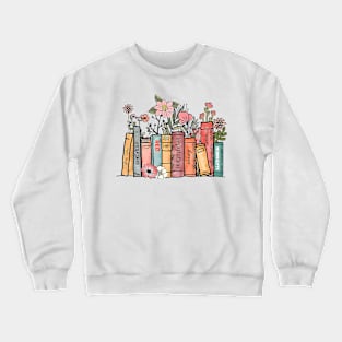Albums As Books Trendy Aesthetic For Book Lovers Crewneck Sweatshirt